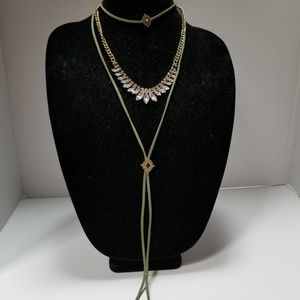 Leather necklace